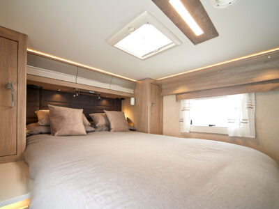 Fixed beds in a motorhome